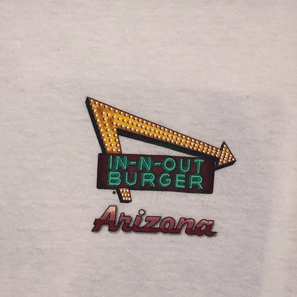 "In-N-Out Burger" Brand Vintage Arizona T-Shirt/ BRAND NEW - Picture 4 of 4
